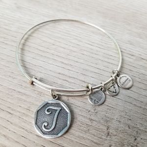 Alex and Ani initial bracelet